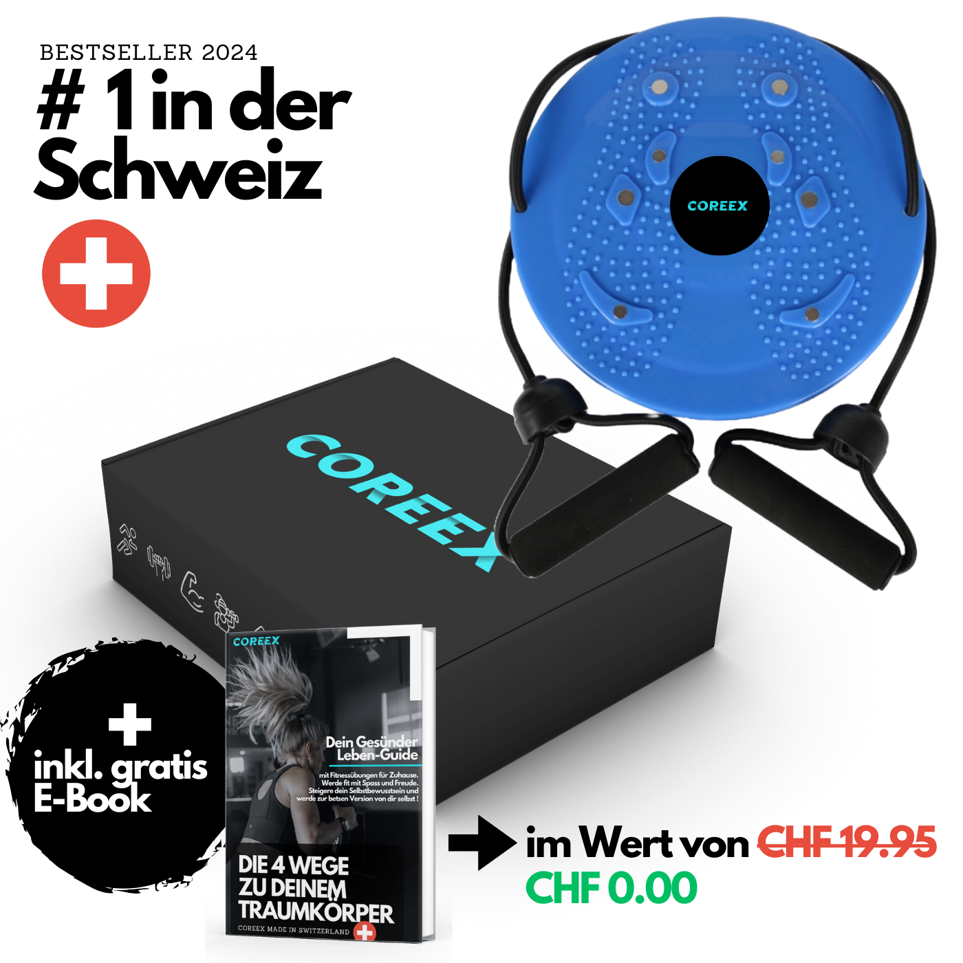 COREEX Waist-Fit 1.0™ inkl. Griffbänder & E-Book